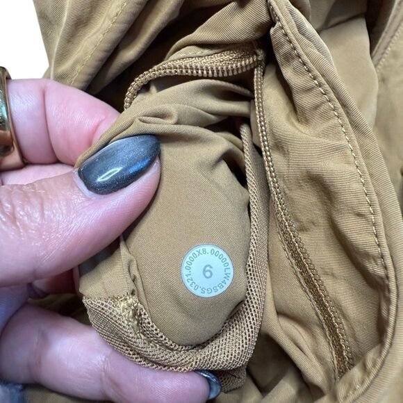 Lululemon Always Effortless Jacket Frontier Brown Size 6 - Picture 7 of 8